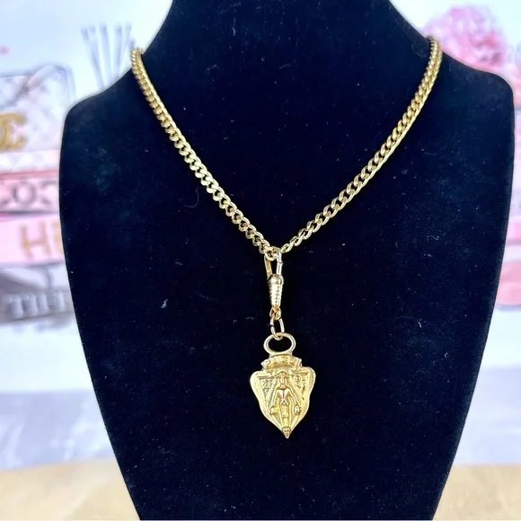 Gucci Vintage Pendant Pull Charm Necklace chain - Picture 2 of 3